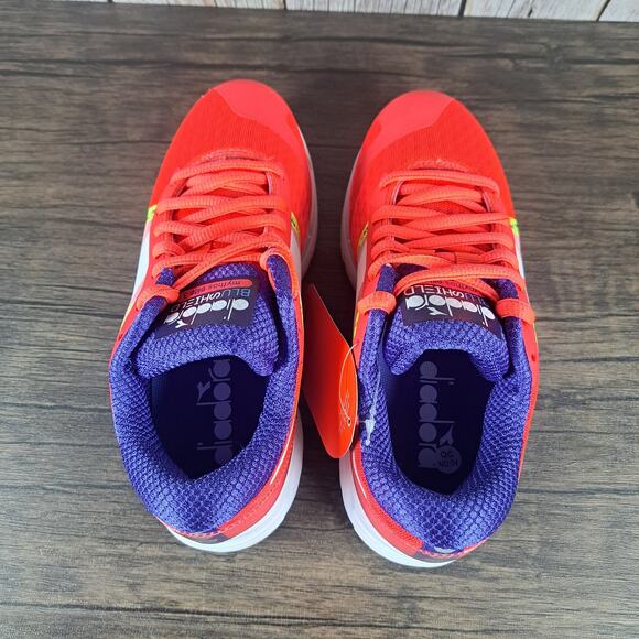 Diadora Blushield Mythos Elite 3 Kids/Youth Size 2.5 Multi Color Running Shoes - Picture 6 of 9